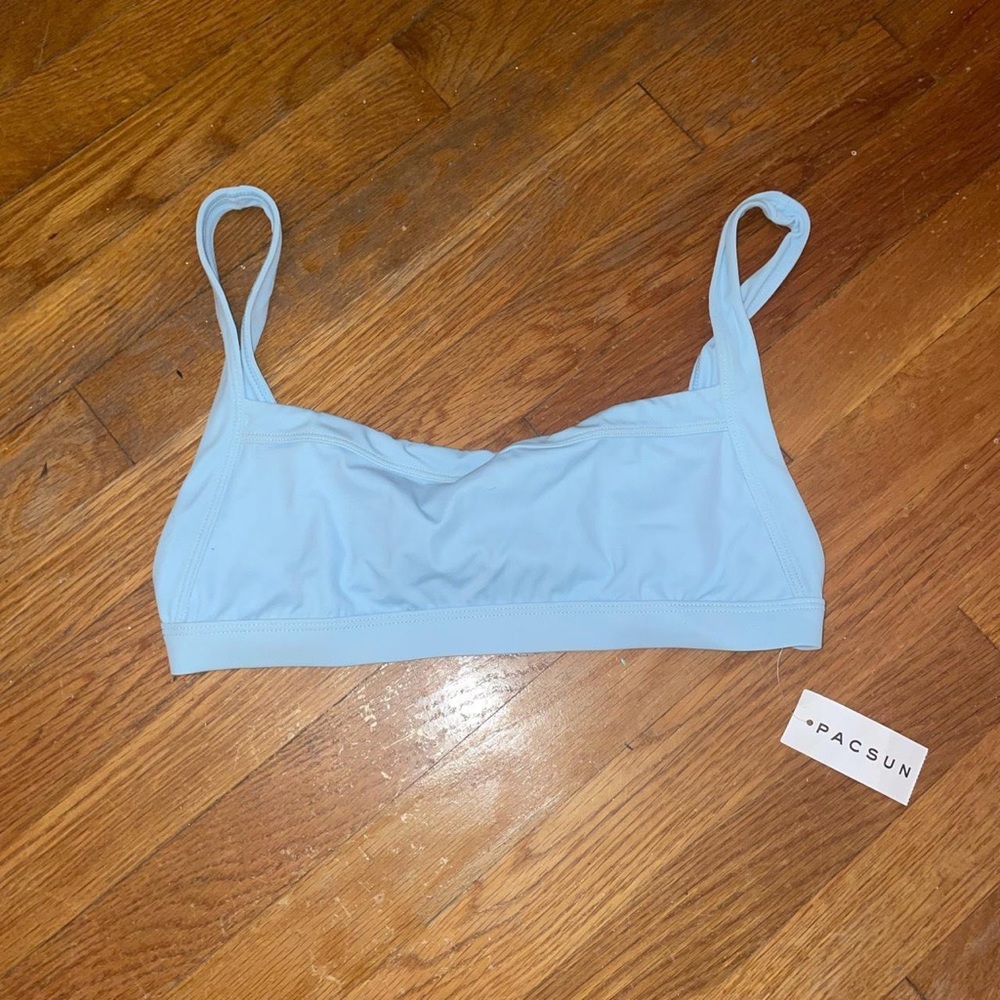 Kendall and Kylie Pale blue bikini top